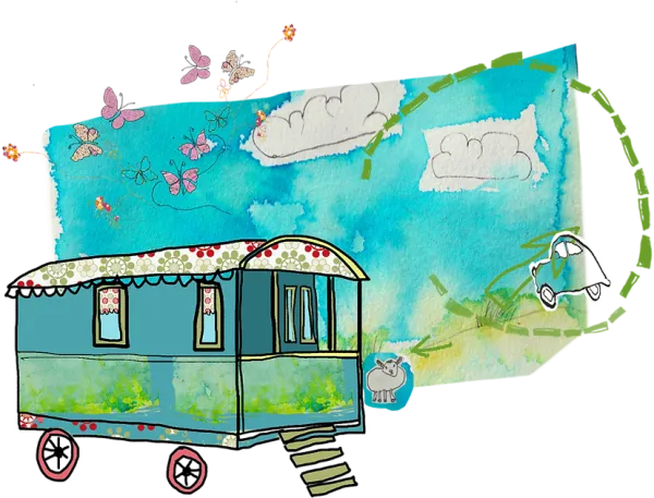Pipowagen Mammaloe tekening