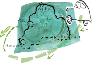 In je eendje route